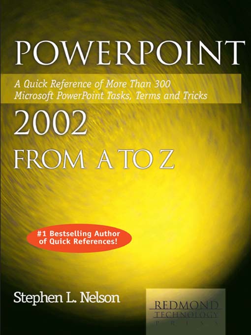 Cover image for PowerPoint 2002 from A to Z
